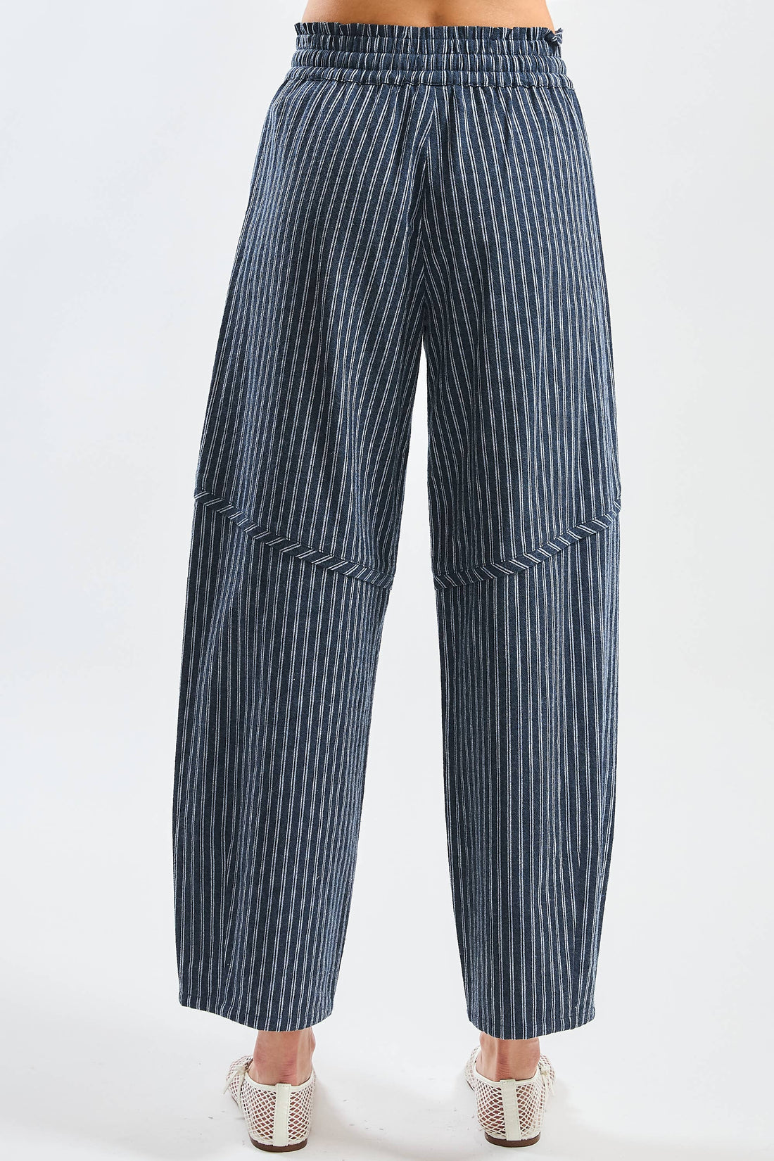 Pinstripe Drawstring Pants