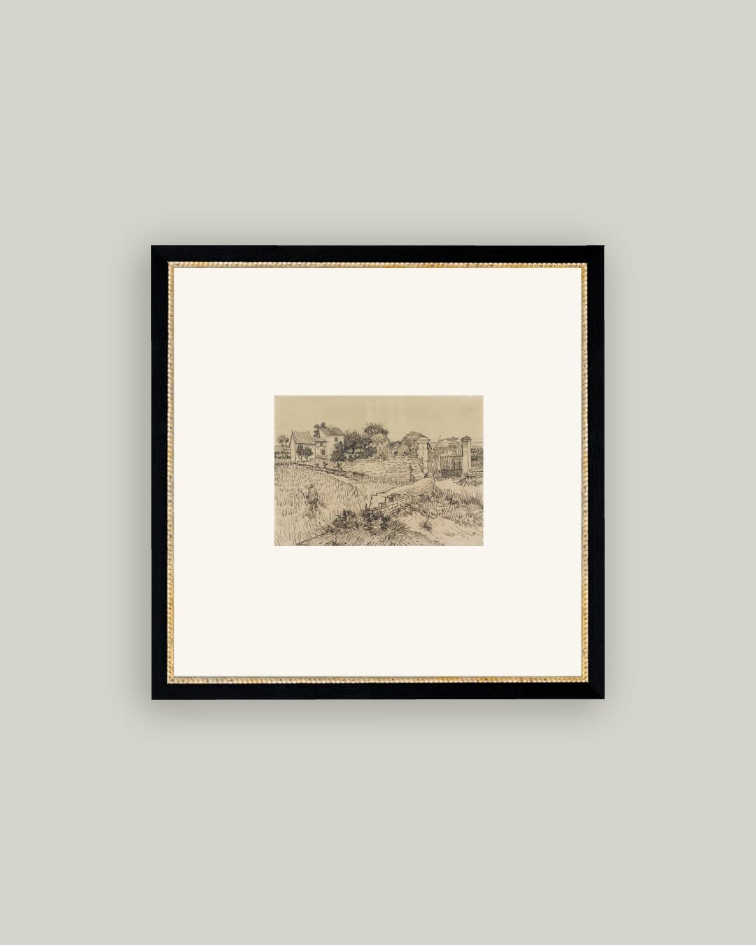 Tuscan Village Framed Art 5x5