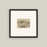 Tuscan Village Framed Art 5x5