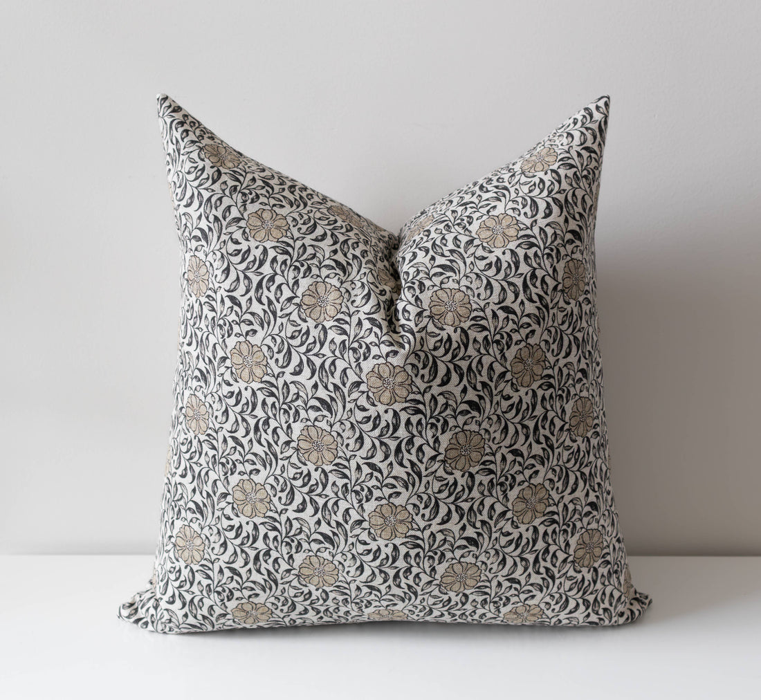 Fleur de Vie Floral Pillow Cover