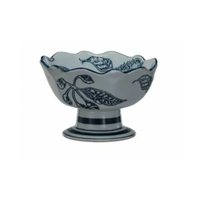 Botanical Footed Bowl