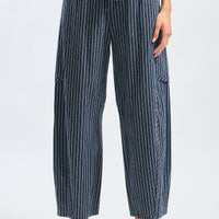 Pinstripe Drawstring Pants