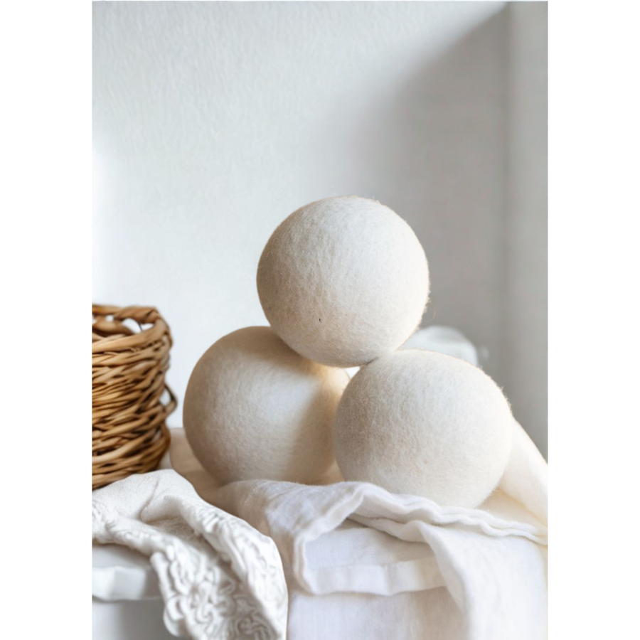 Wool Dryer Balls | White