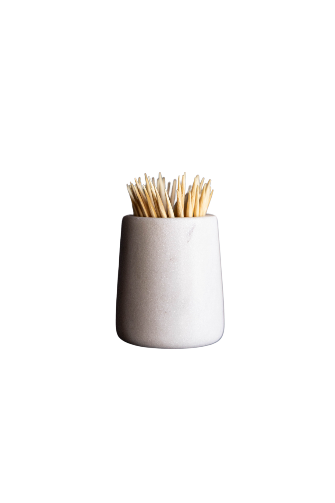 White Marble Toothpick Holder