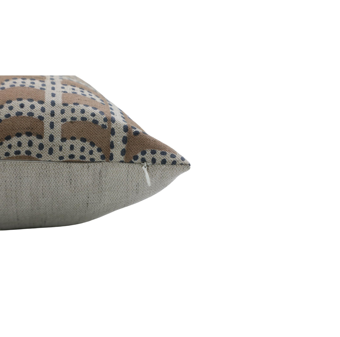 Garud Linen Block Print Pillow Cover