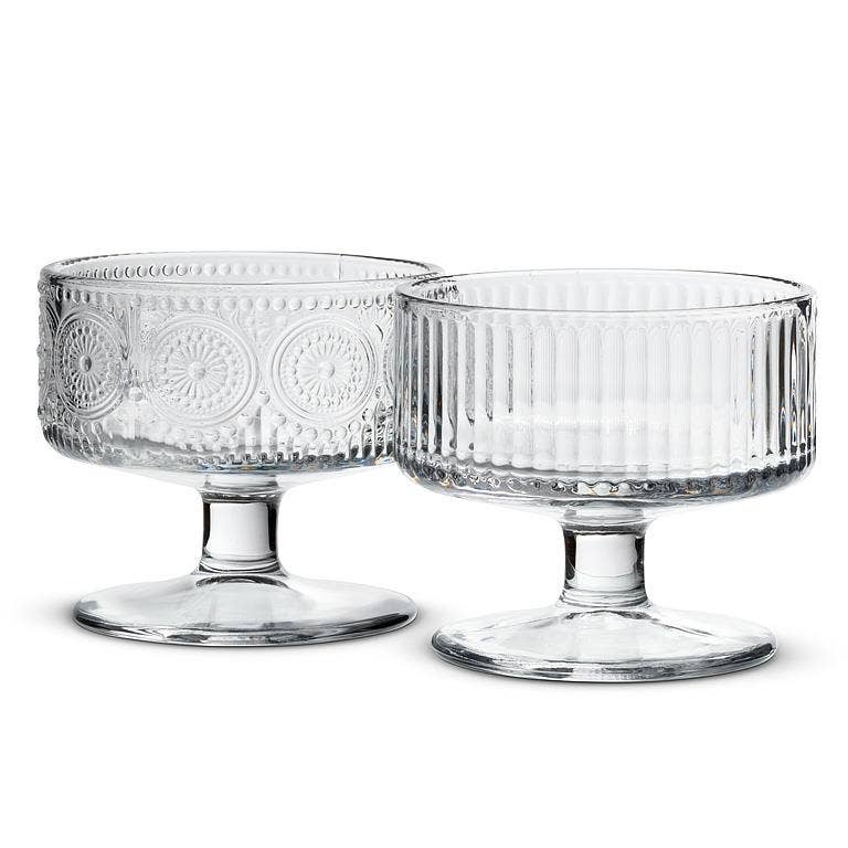 Fluted Pedestal Bowl