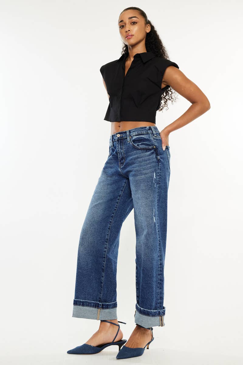 Abigail Wide Leg Jean