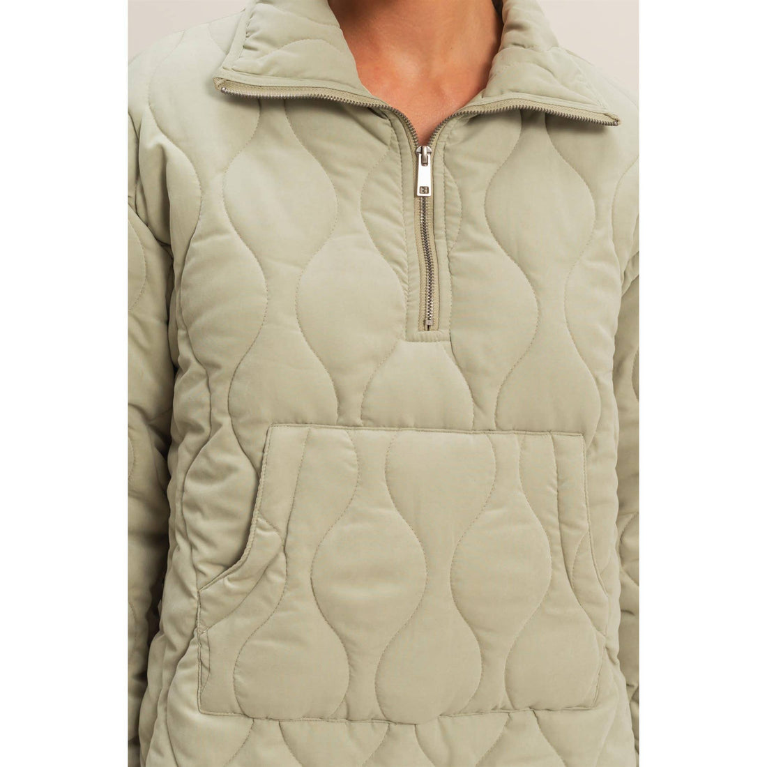 Quilted Half Zip