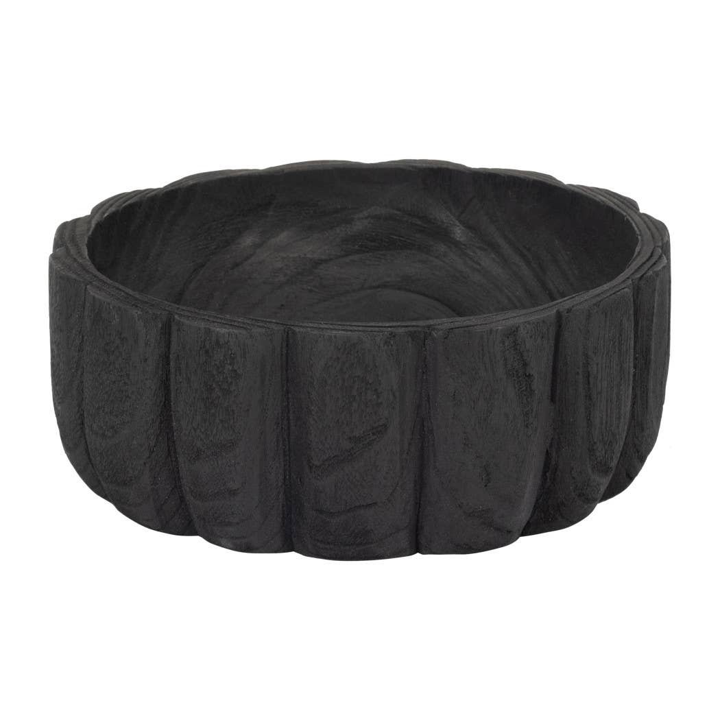 Paulownia Scalloped Bowl