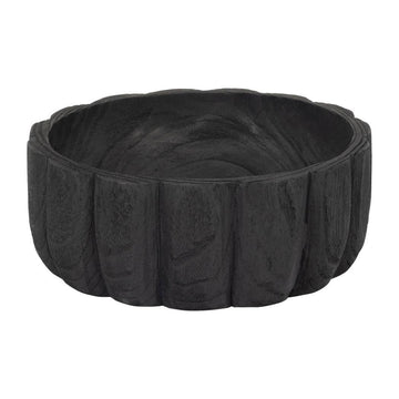 Paulownia Scalloped Bowl