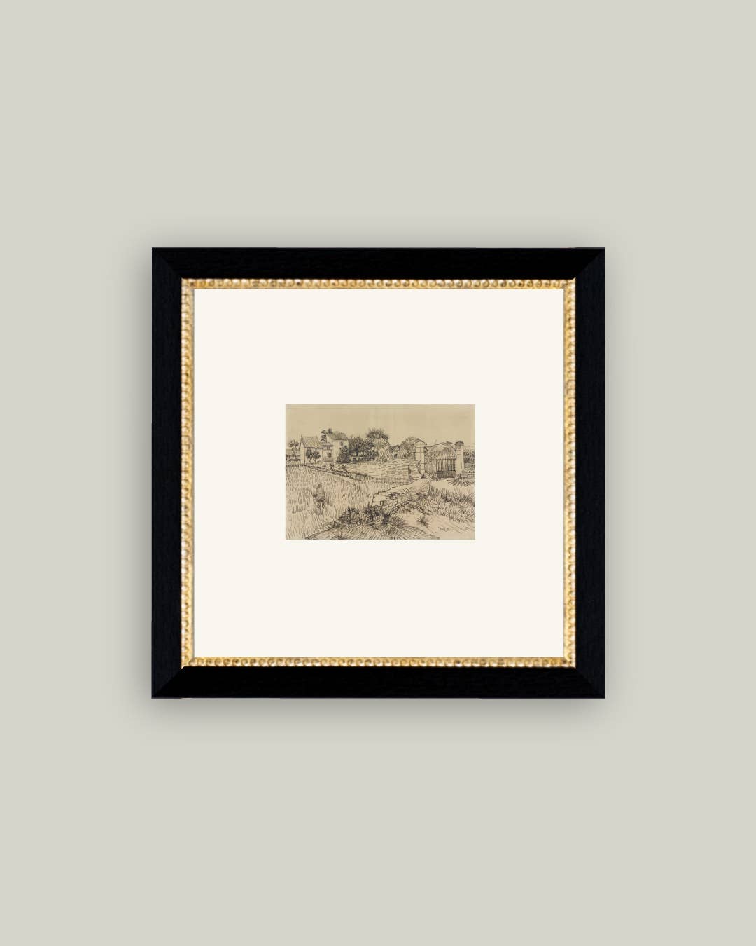 Tuscan Village Framed Art 5x5