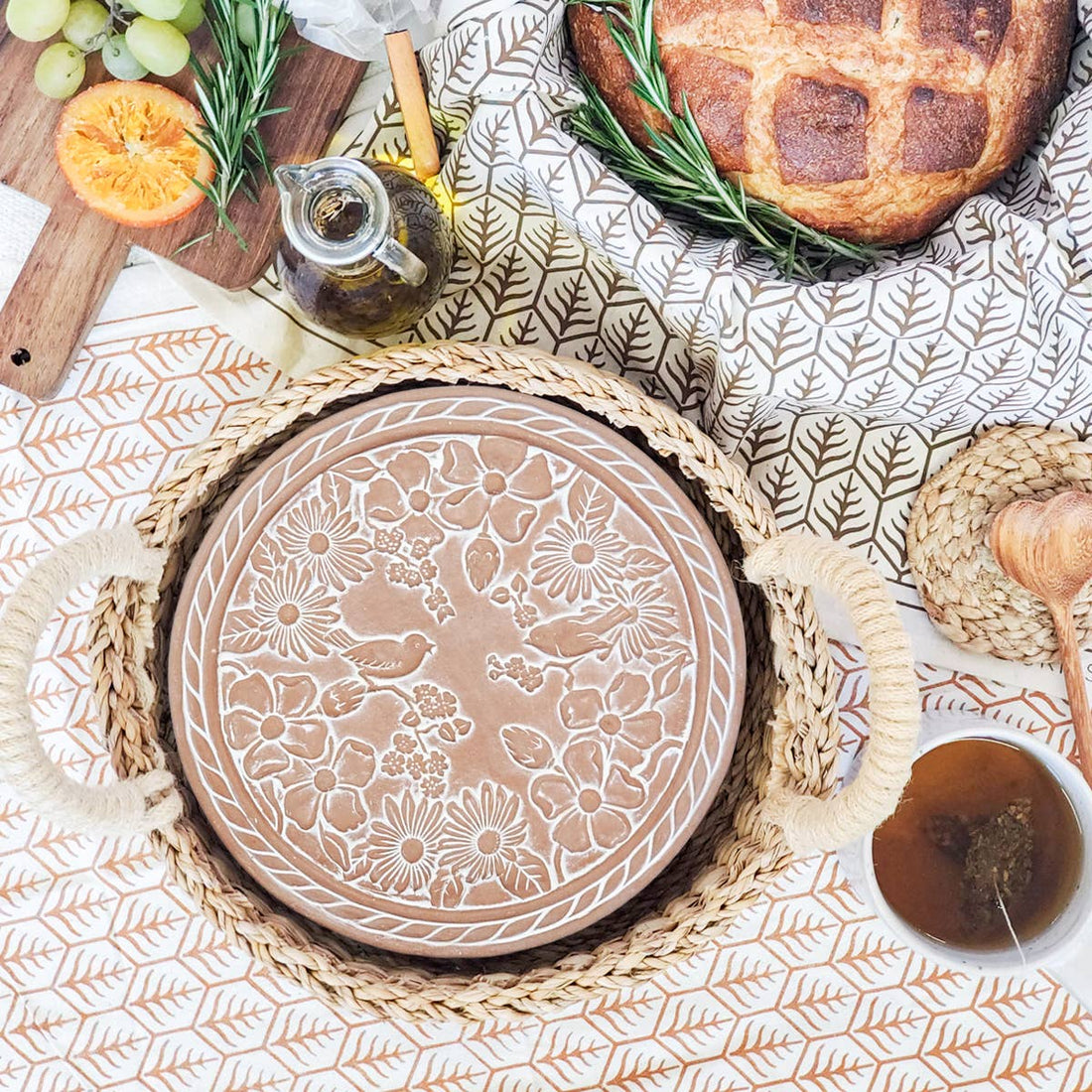 Handmade Bread Warmer & Basket