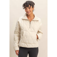 Quilted Half Zip