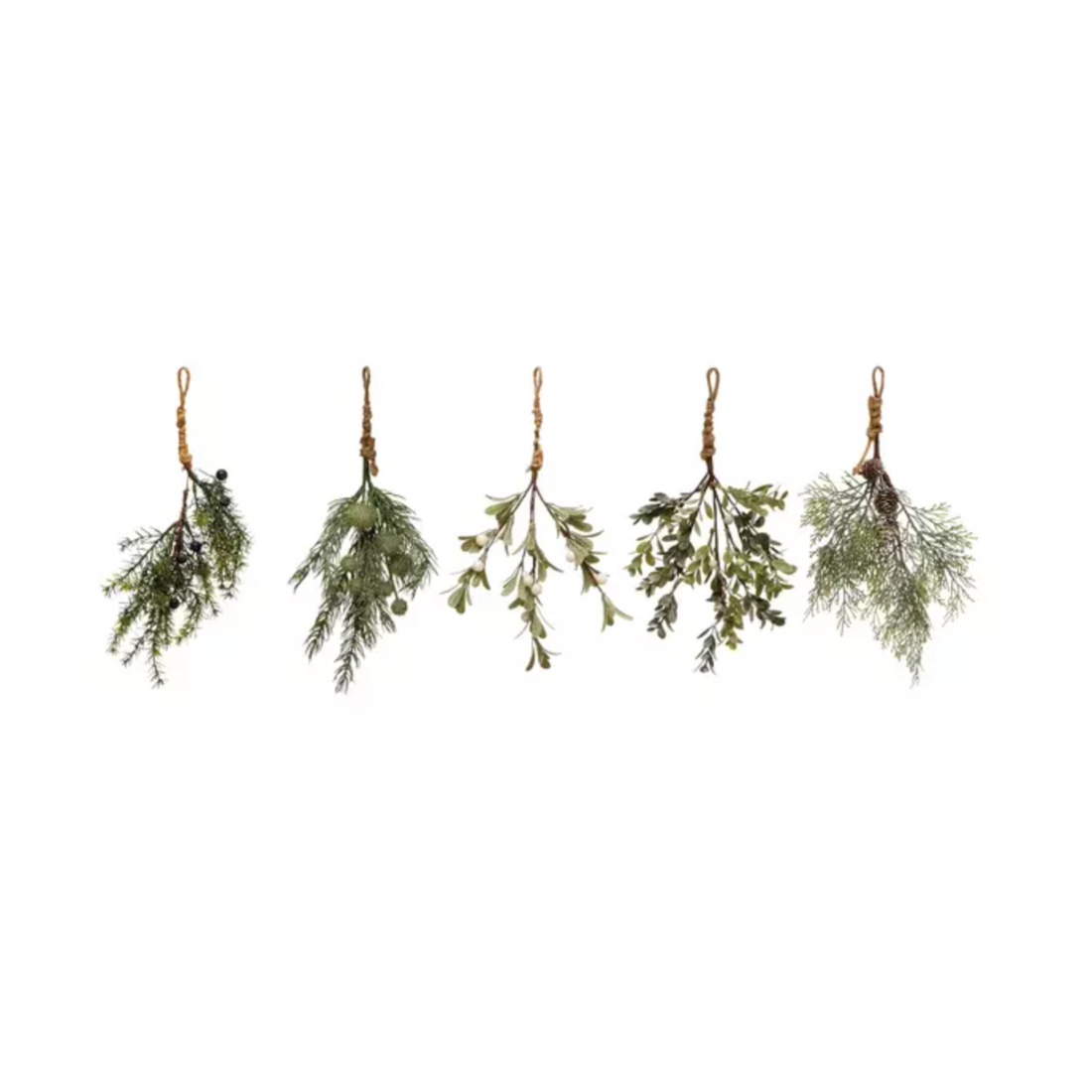 Hanging Faux Evergreen