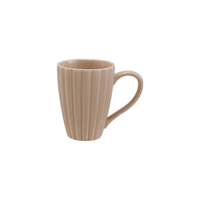 Stoneware Ribbed Mug