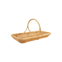 Hand-Woven Rattan Basket