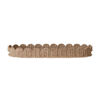 Scallop Handled Tray