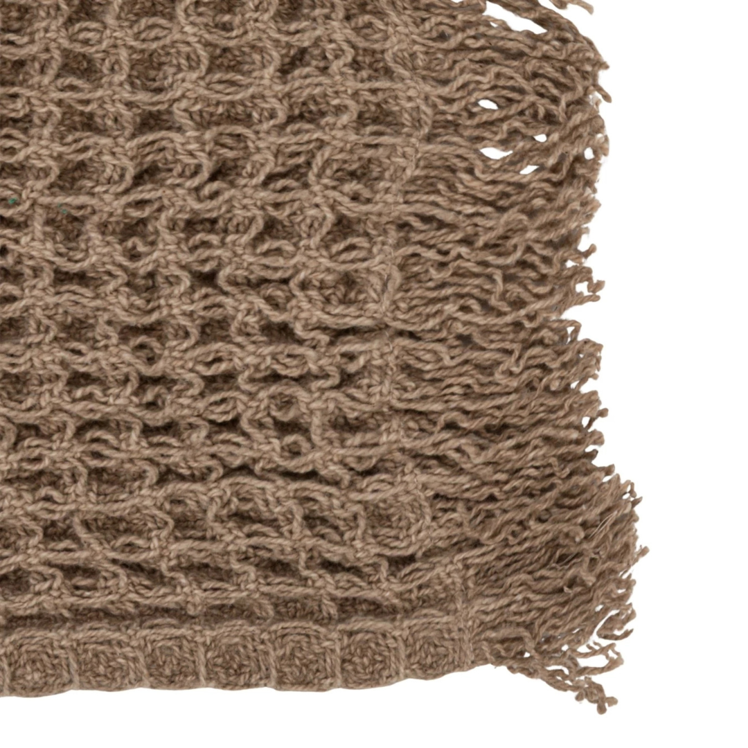 Cotton Waffle Weave Throw