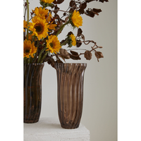 Chanterelle Ribbed Vase