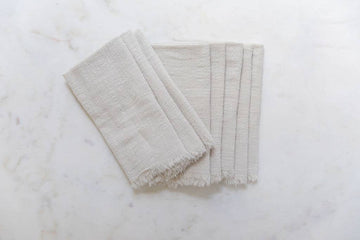 Oatmeal Cotton Gauze Linen Napkin Set