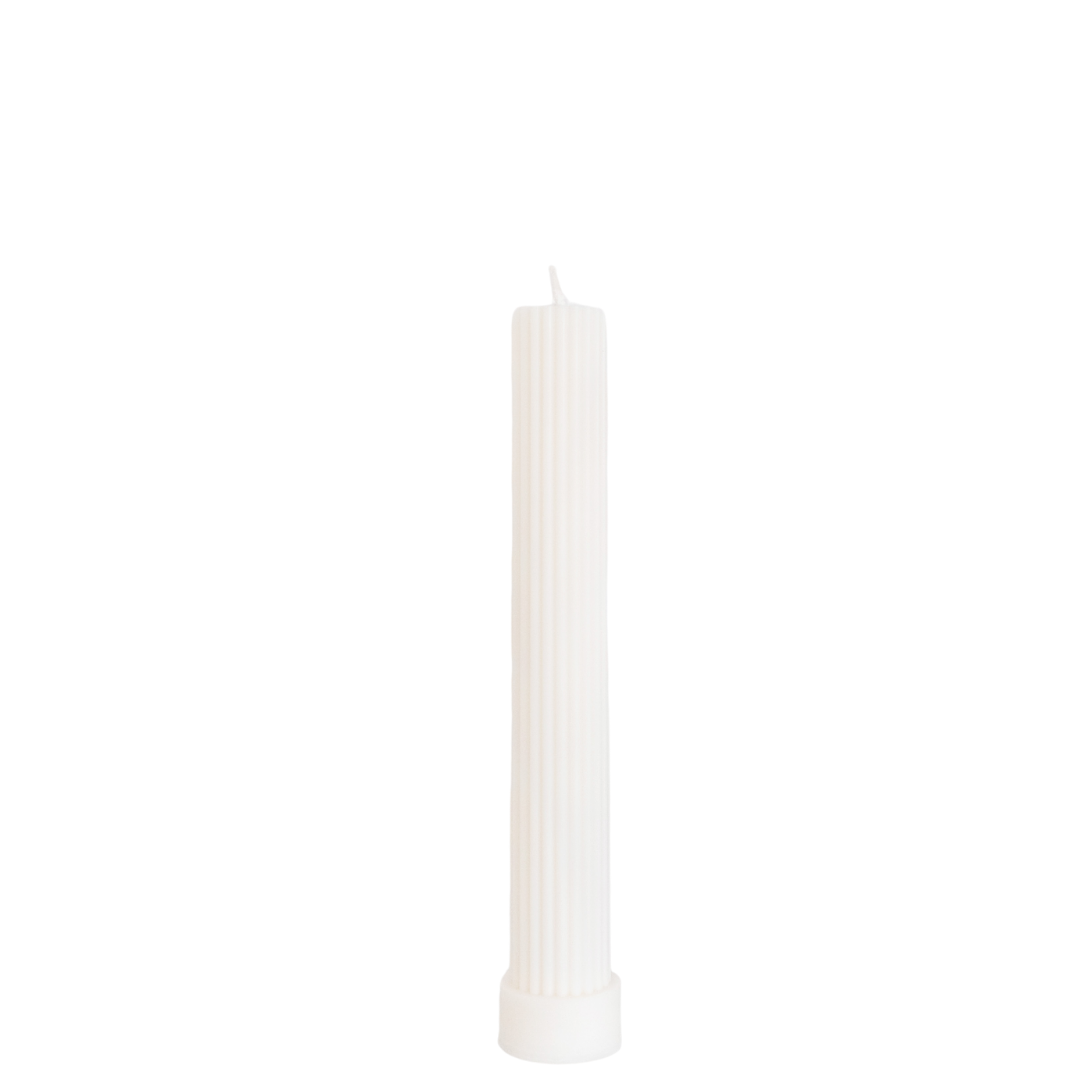 Fluted Taper Candle | Baran Collection