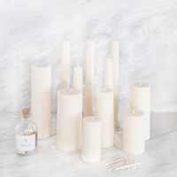 Fluted Pillar Candle | Baran Collection