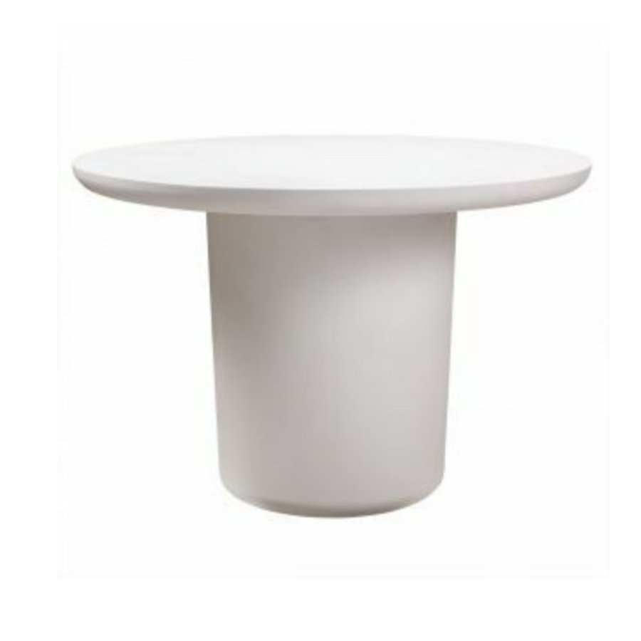 Ivory Concrete Dining Table