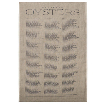 Framed Oysters Towel