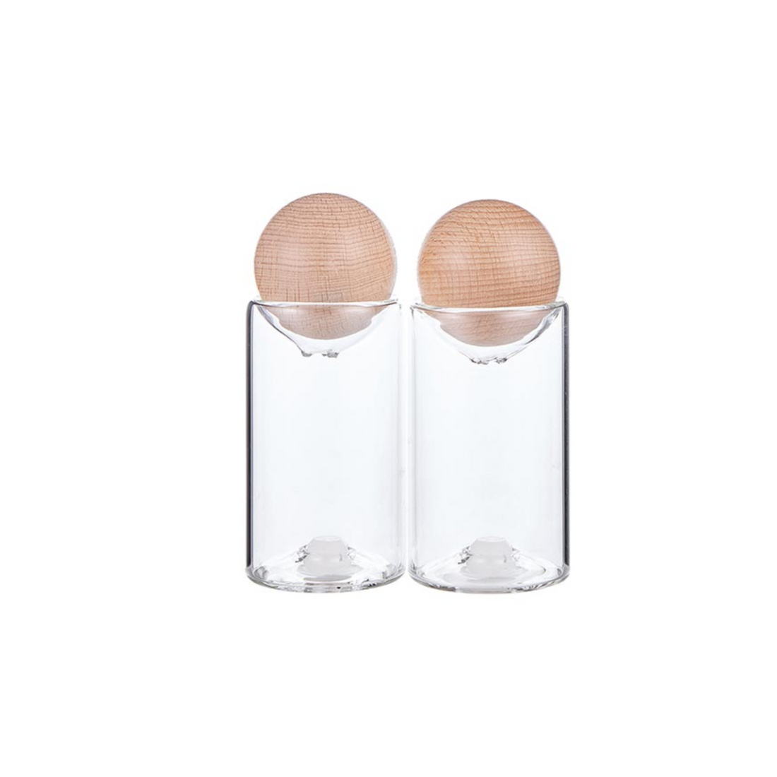 Glass Salt + Pepper Set