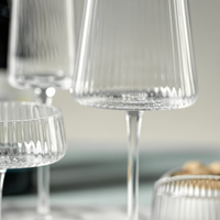 Fluted Wine Glasses