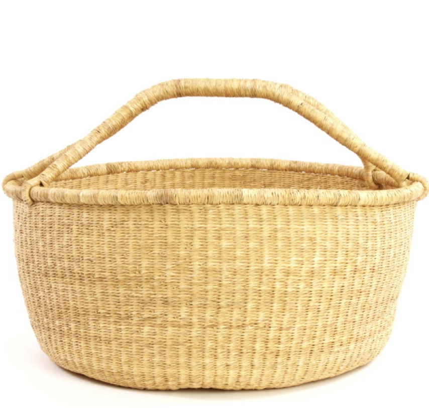 ovesized bolga basket perfect for storing blankets pillows + toys