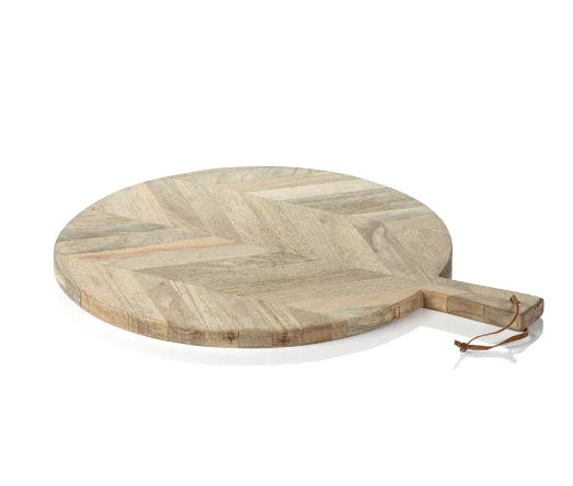 Herringbone Wood Charcuterie Board