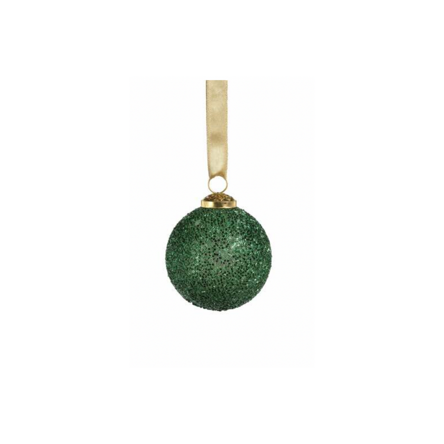 Green Beaded Ornament