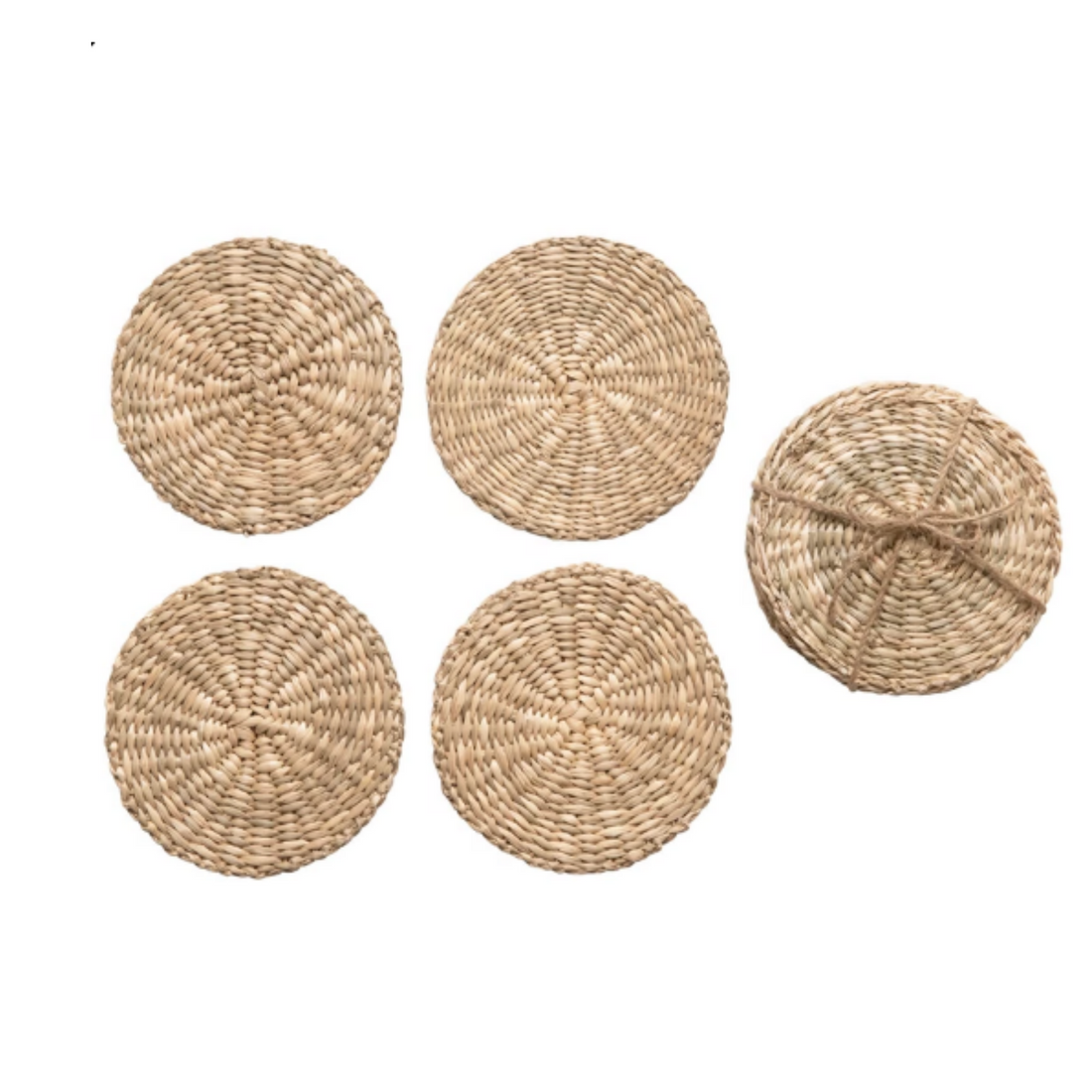 Woven Seagrass Coasters