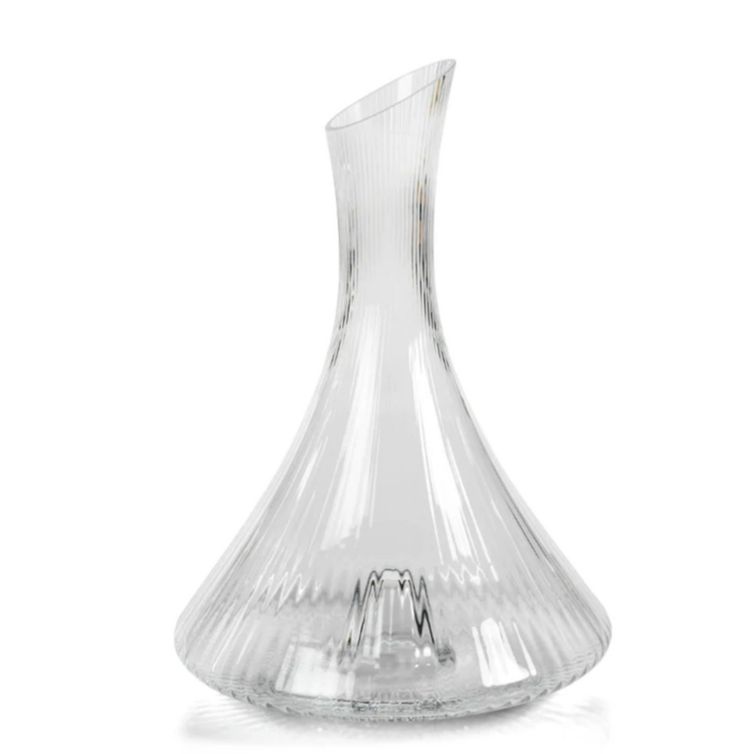 Fluted Glass Carafe