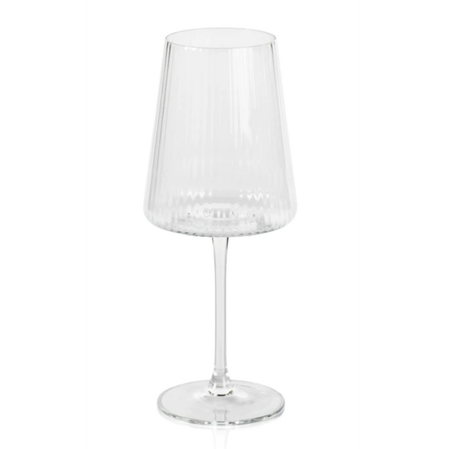 Fluted Wine Glasses