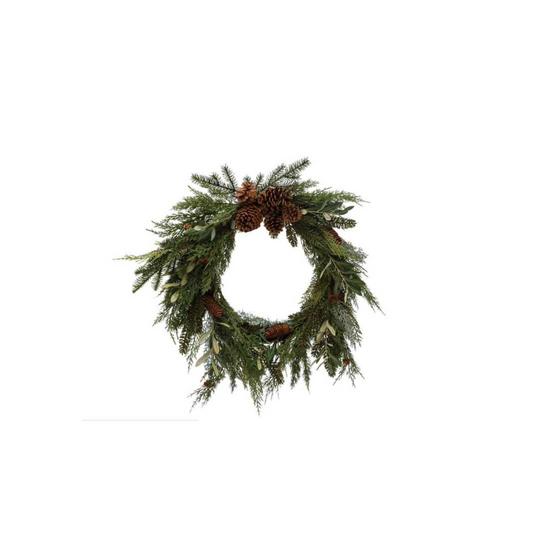 Mixed Pine Wreath 26"