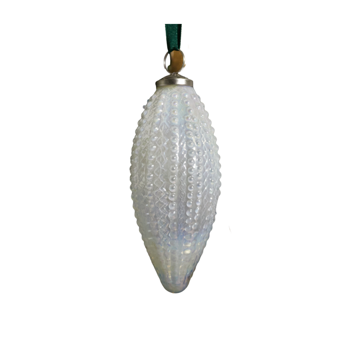 Opalescent Glass Drop Ornament