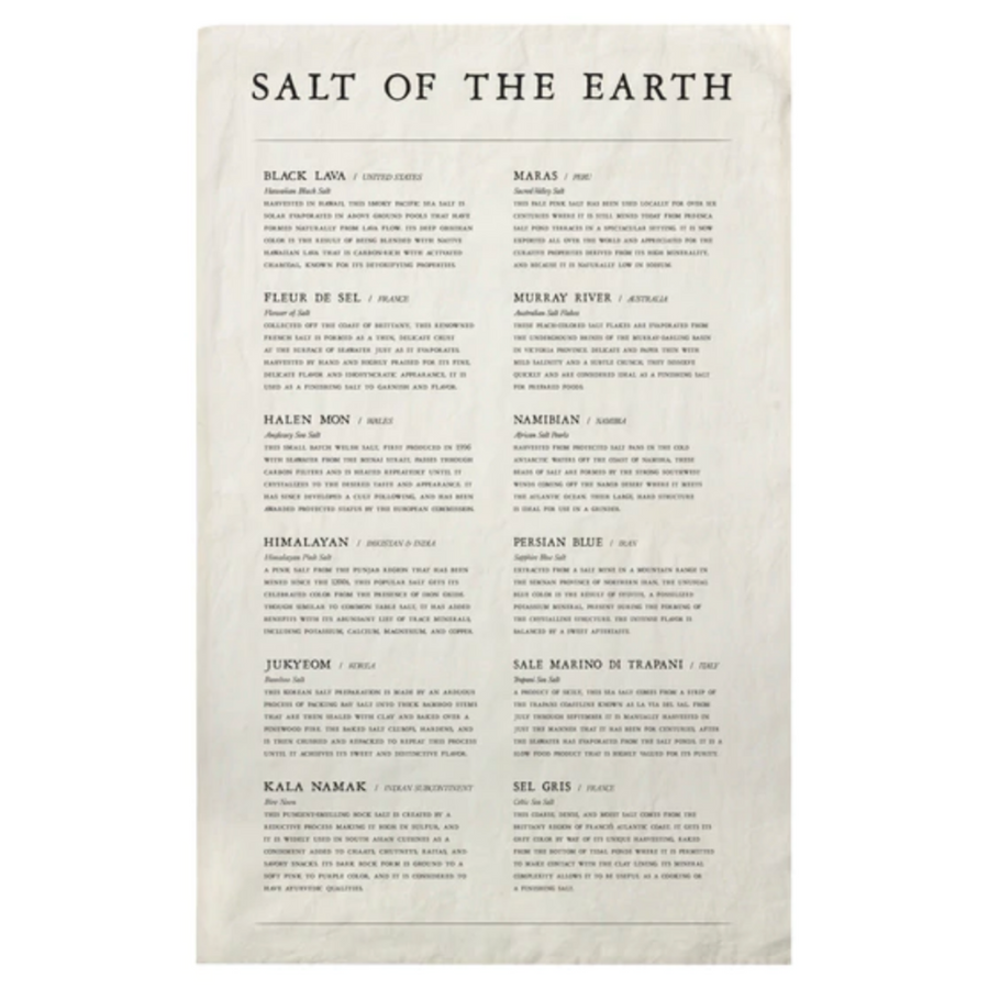 Framed Salt of the Earth Tea Towel