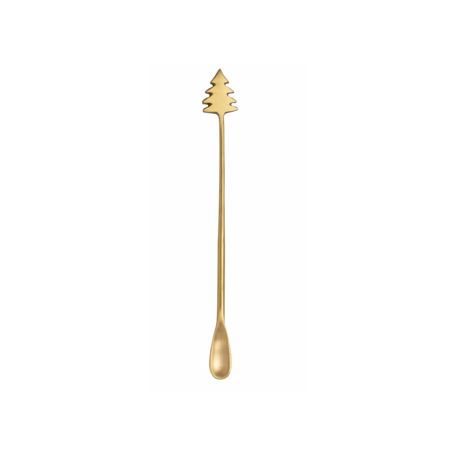 Brass Tree Cocktail Spoon