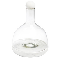 Marble + Glass Wine Carafe